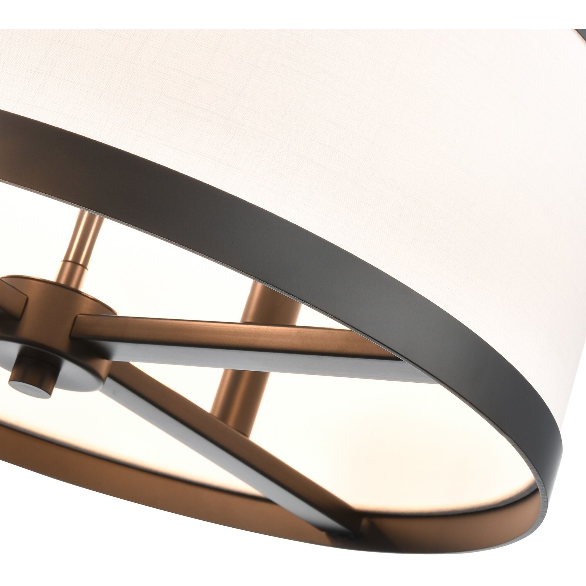 High Street 4 Light 18 inch Black Pendant Ceiling Light