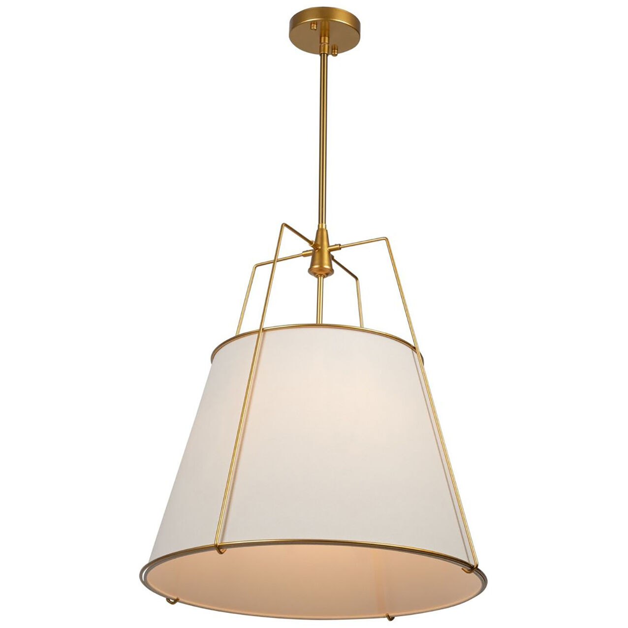 Pullman LED 20.8 inch Brass Pendant Ceiling Light
