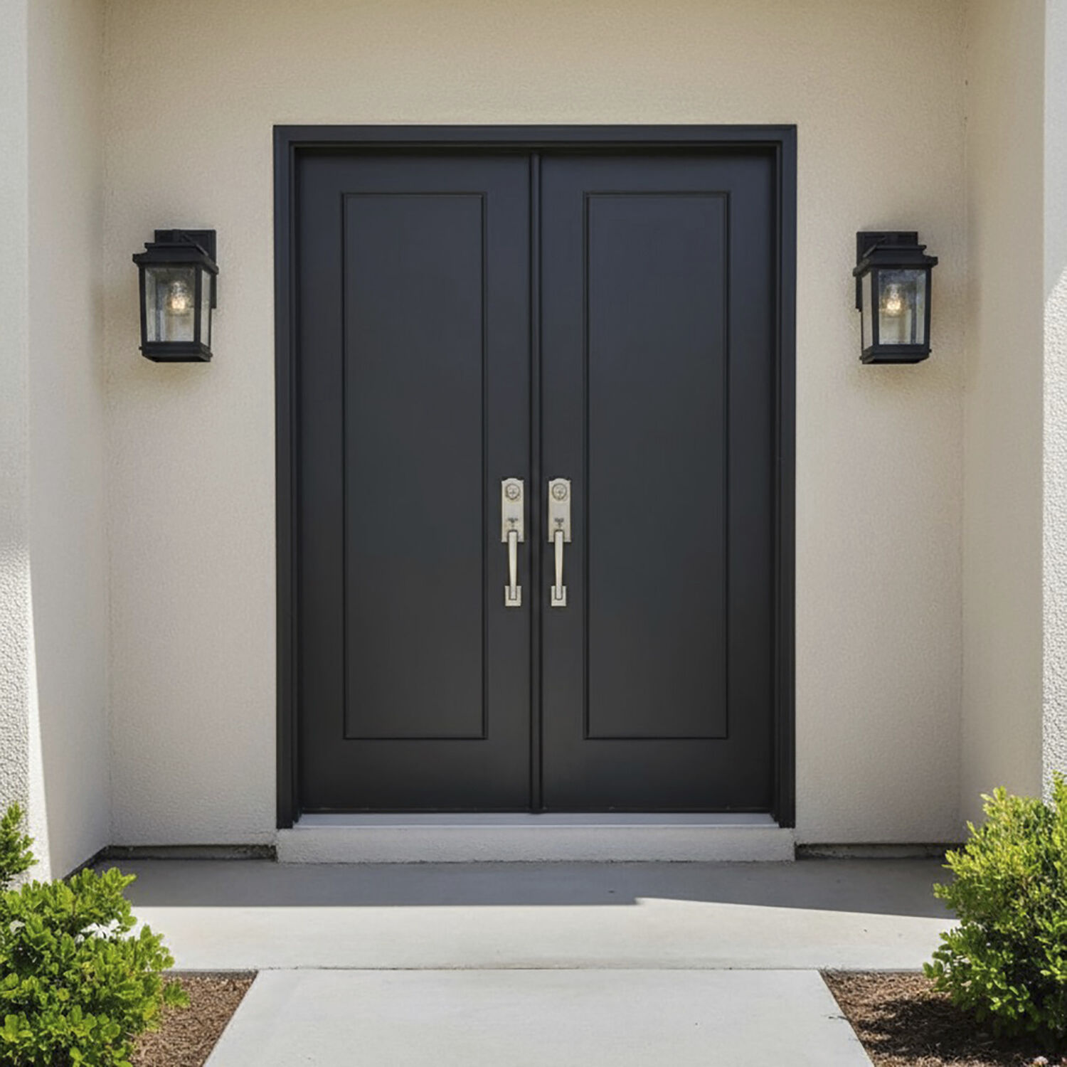 Freemont LED 10 inch Black Outdoor Wall Light