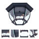 Classico LED 10.75 inch Rust Outdoor Flush Mount