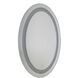 Reflections 31.5 X 24 inch Brushed Aluminum Wall Mirror