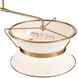 Layla LED 47.9 inch Brushed Brass Island/Pool Table Ceiling Light