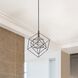 Artistry LED 9.75 inch Matte Black and Polished Nickel Pendant Ceiling Light