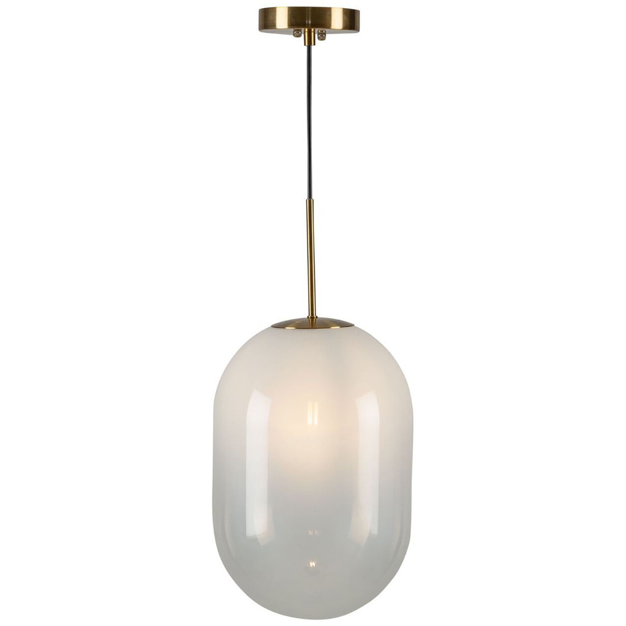 Vita LED 9.4 inch Brass Pendant Ceiling Light