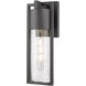 Bond LED 15.75 inch Black Outdoor Wall Light