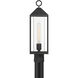 Portside 1 Light 20.25 inch Black Outdoor Post Light