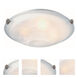 Clip Flush LED 15 inch Brushed Nickel Flush Mount Ceiling Light