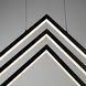 Graymar LED 34 inch Black Chandelier Ceiling Light