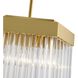 Emma 3 Light 13.87 inch Brushed Brass Pendant Ceiling Light