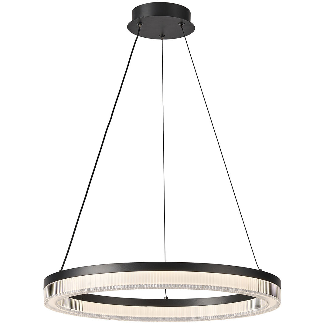 Ari LED 24 inch Black Pendant Ceiling Light