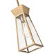 Lucian LED 5 inch Brushed Brass Pendant Ceiling Light