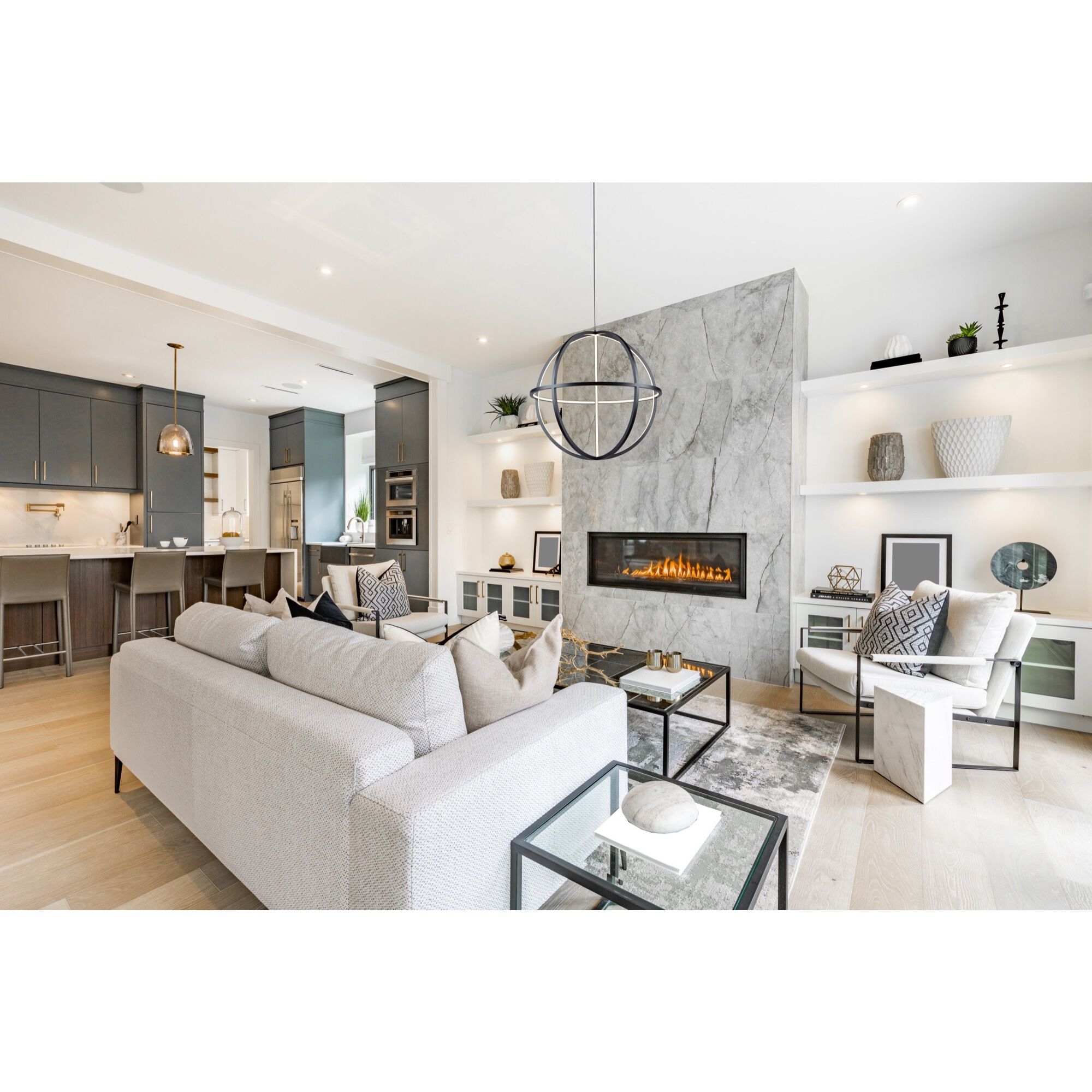 Celestial 4 Light 20 inch Matte Black Chandelier Ceiling Light