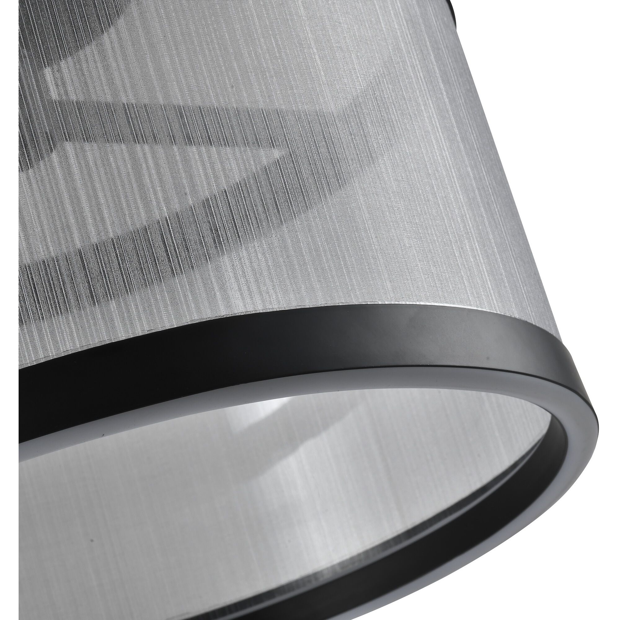 Cora LED 14.96 inch Black and Black Semi Flush Mount Ceiling Light