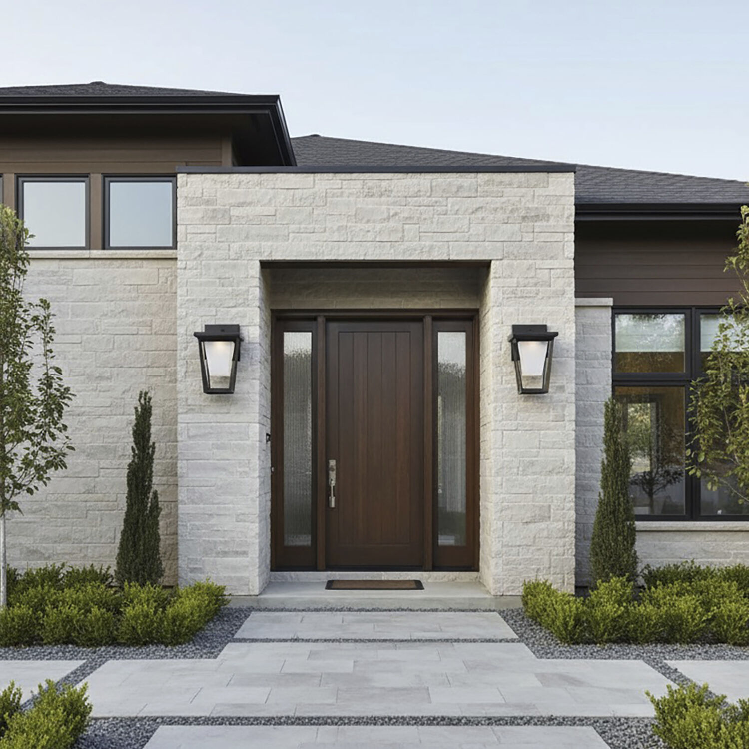 Waterbury LED 9.06 inch Black Outdoor Wall Light, Coach Light