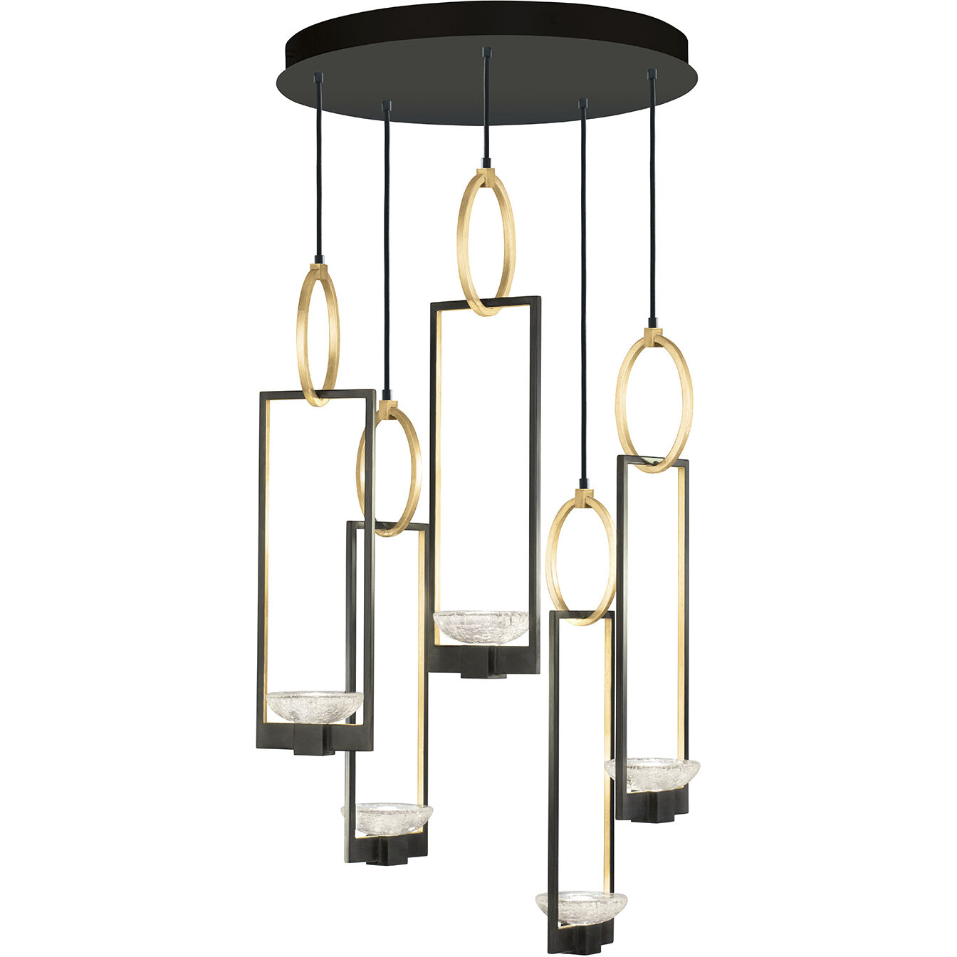 Delphi LED 26.5 inch Black Pendant Ceiling Light