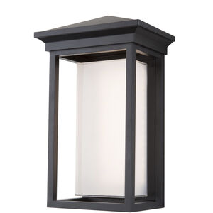 Overbrook LED 17 inch Black Outdoor Wall Light