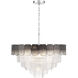 Bianca 19 Light 32.25 inch Polished Nickel Chandelier Ceiling Light in Crystalline Smoke