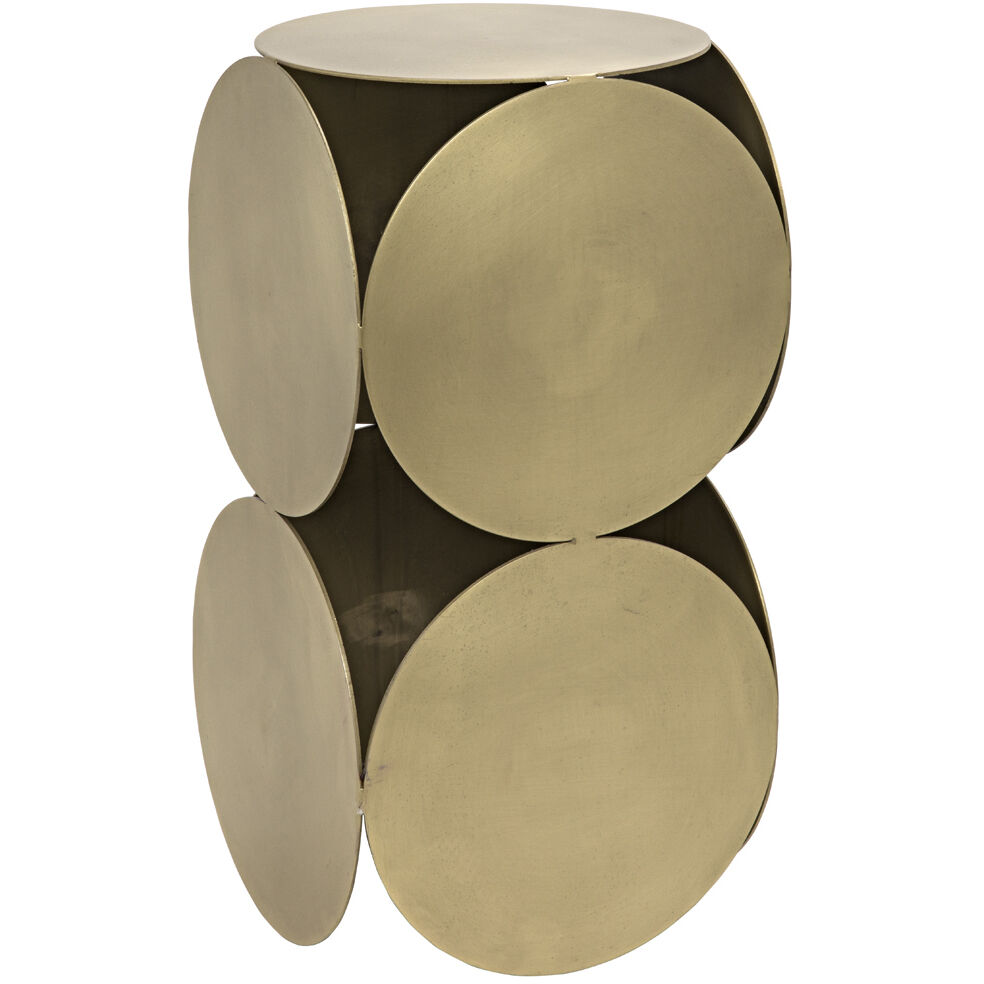 Lola 24 X 12 inch Antique Brass Side Table