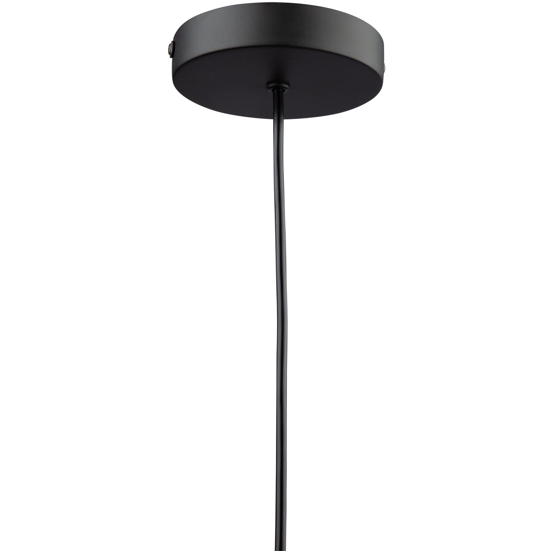 Conic 1 Light 7.9 inch Black Down Pendant Ceiling Light