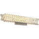 Alya LED 23.23 inch Polished Nickel Wall Sconce Wall Light