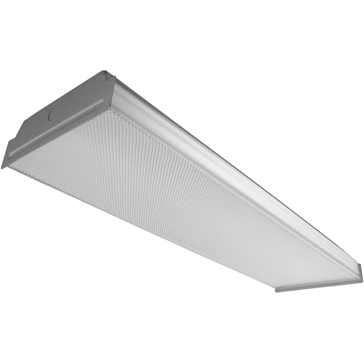 Economy Narrow Wrap 2 Light 7 inch White Low Profile Wrap Ceiling Light