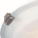 Clip Flush LED 15 inch Brushed Nickel Flush Mount Ceiling Light