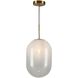 Vita LED 9.4 inch Brass Pendant Ceiling Light