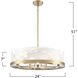 Skye 6 Light 24.02 inch Brushed Brass Chandelier Ceiling Light