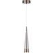 Sunnyvale LED 2.5 inch Pearl Black and Smoke Down Pendant Ceiling Light