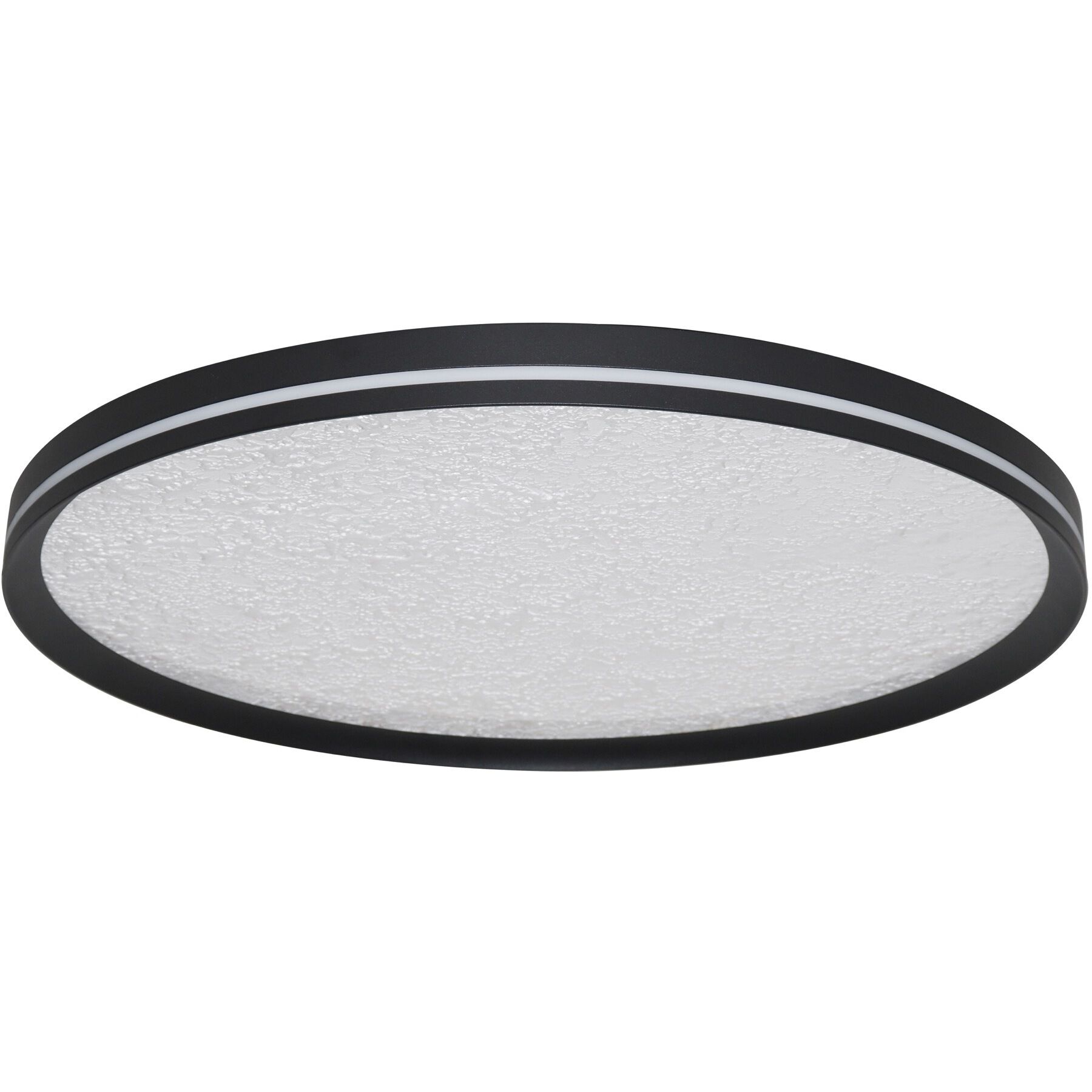 Luna LED 15.75 inch Black Flush Mount Ceiling Light