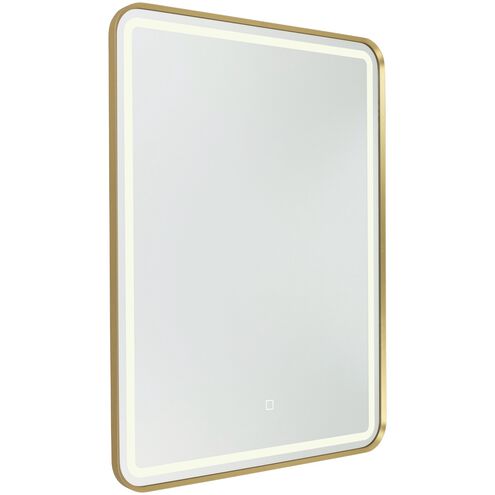 Reflections 31.5 X 23.6 inch Brushed Brass Wall Mirror