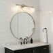 Forma LED 23.2 inch Brushed Nickel Wall Sconce Wall Light