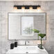 Eastwood LED 33 inch Black and Brushed Nickel Bathroom Vanity Wall Light