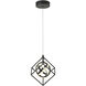 Tulip LED 10.23 inch Matte Black Pendant Ceiling Light 