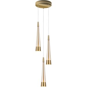 Sunnyvale LED 10 inch Brass Down Pendant Ceiling Light