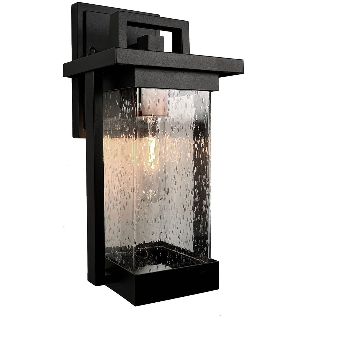 Port Charlotte LED 12.44 inch Matte Black Outdoor Wall Light