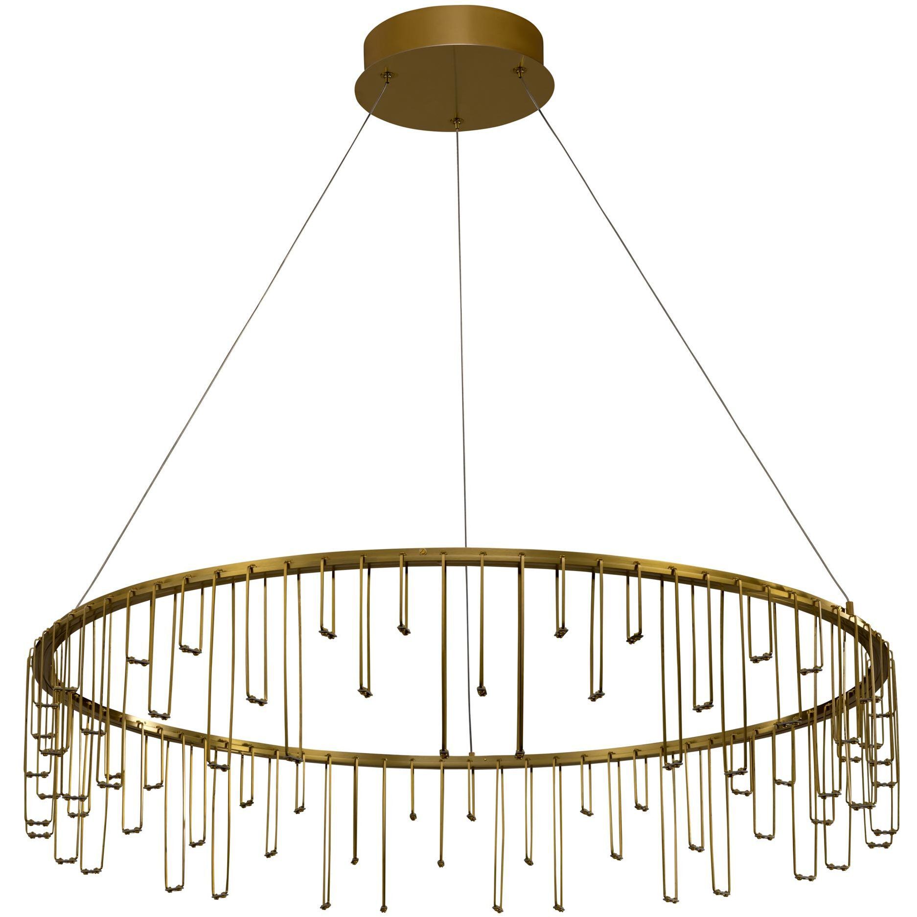 Lucerna LED 31.5 inch Stainless Steel Gold Chandelier Ceiling Light