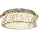 Alya LED 15.75 inch Polished Nickel Flush Mount Ceiling Light