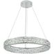 Elegance LED 29.92 inch Polished Nickel Chandelier Ceiling Light