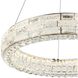 Elegance LED 23.62 inch Polished Nickel Chandelier Ceiling Light