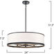 High Street 4 Light 24.02 inch Black Pendant Ceiling Light