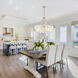 Bloom LED 31.5 inch Brass Chandelier Ceiling Light