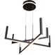 Silicon Valley 27.5 inch Black Chandelier Ceiling Light
