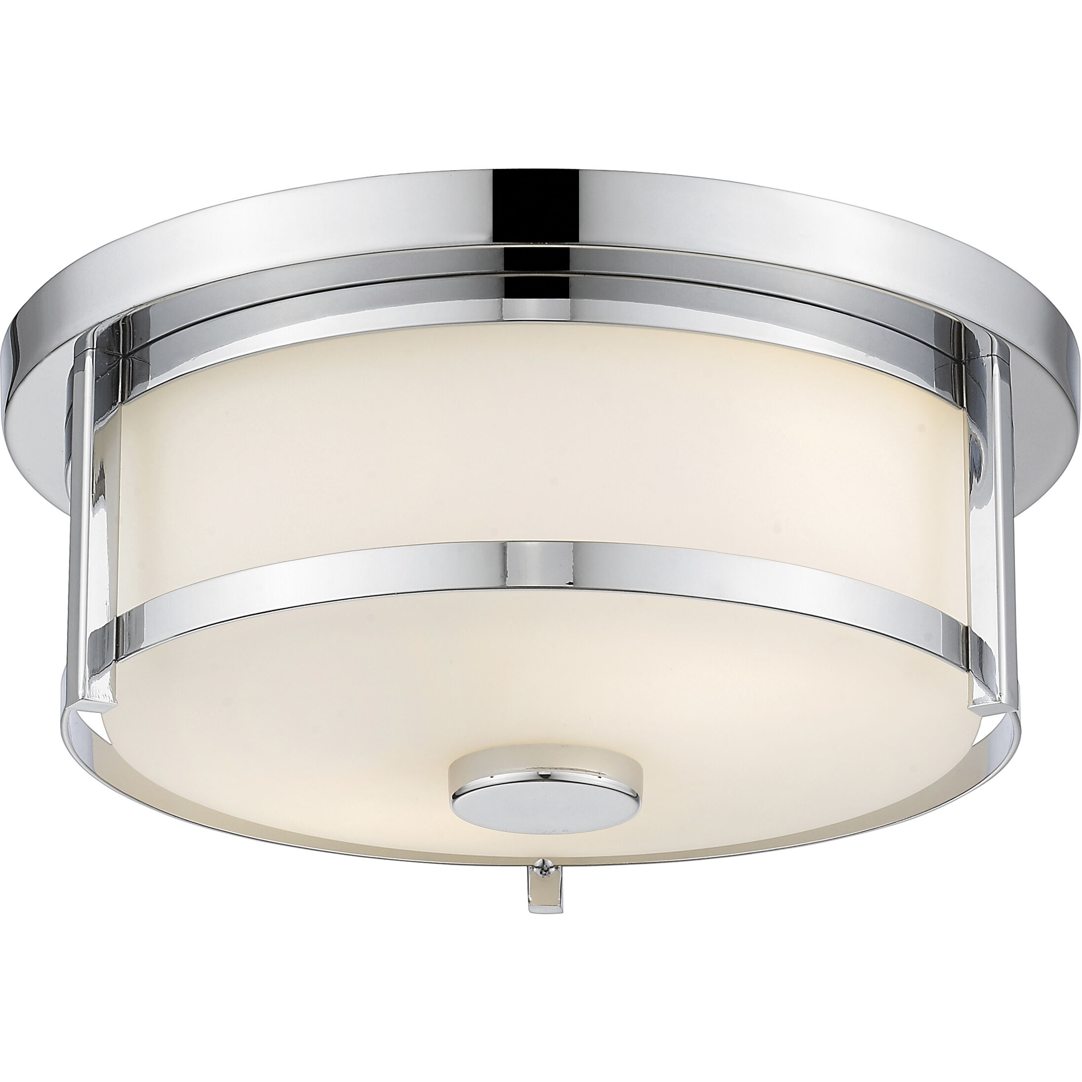 Savannah 2 Light 11 inch Chrome Flush Mount Ceiling Light
