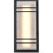 Sausalito LED 11.81 inch Black Outdoor Wall Light