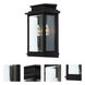 Freemont LED 13.5 inch Black Outdoor Wall Light