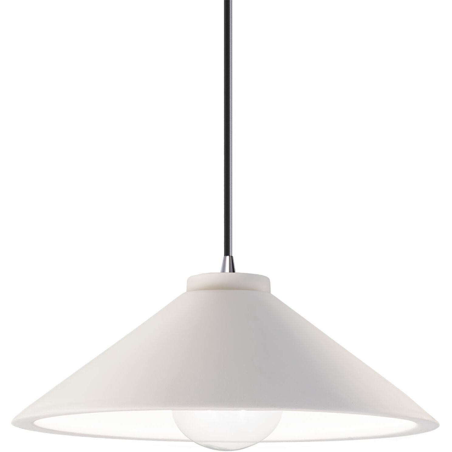 Radiance Collection LED 11.75 inch Real Rust with Brushed Nickel Pendant Ceiling Light