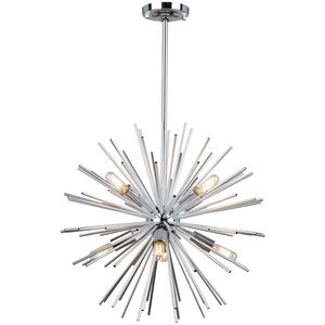 Sunburst 8 Light 19.00 inch Chandelier