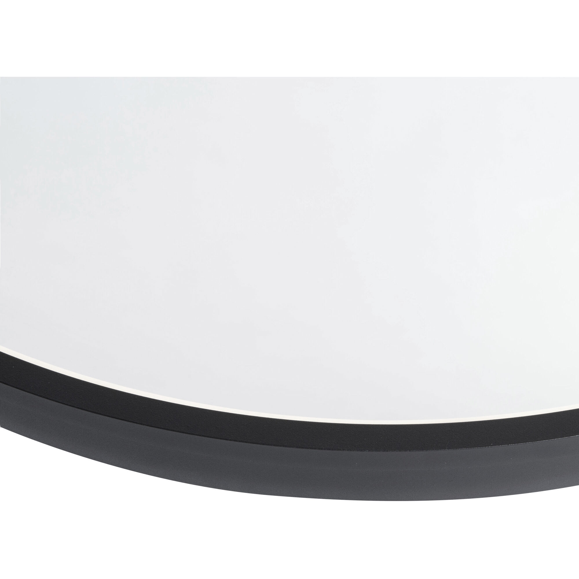 Reflections 23.75 X 23.75 inch Matte Black Wall Mirror