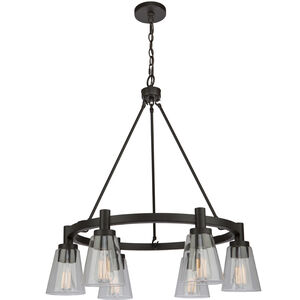 Clarence 6 Light 28 inch Oil Rubbed Bronze Chandelier Ceiling Light